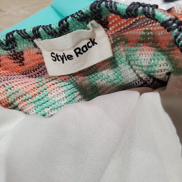 Style Rack Mint Peach Strapless Short Dress Lined Small - Picture 4 of 8